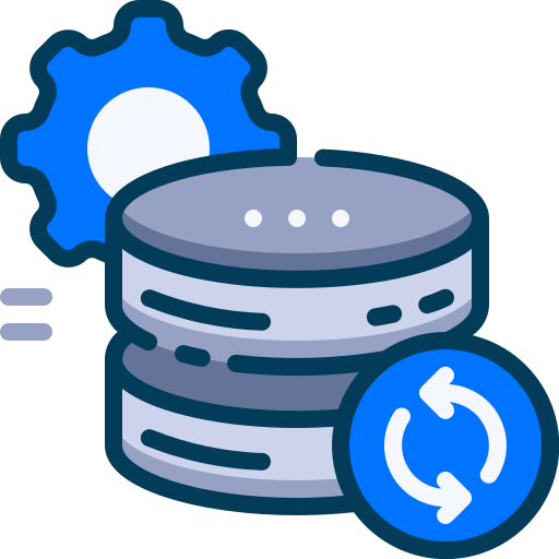 recuperación de datos Generic Blue icono