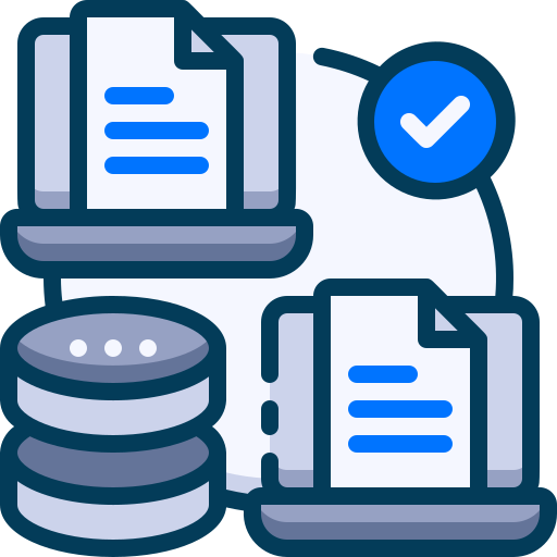 File transfer Generic Blue icon