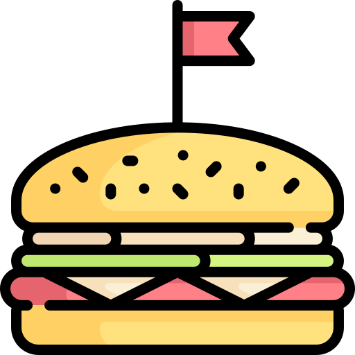 hamburger Special Lineal color icon