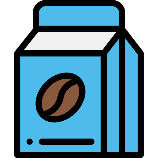 grãos de café Detailed Rounded Lineal color Ícone