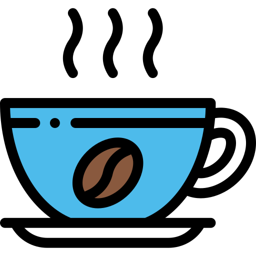 kaffeetasse Detailed Rounded Lineal color icon