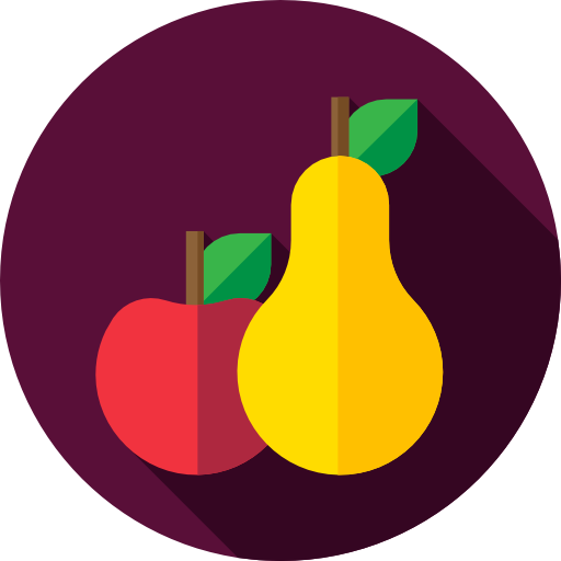vruchten Flat Circular Flat icoon