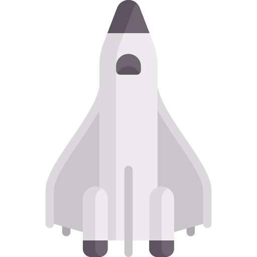 Space shuttle Special Flat icon