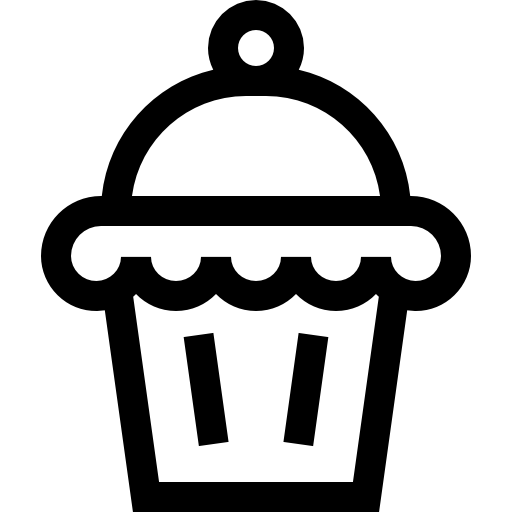 머핀 Basic Straight Lineal icon