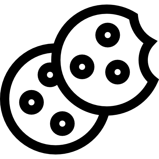 galleta Basic Straight Lineal icono