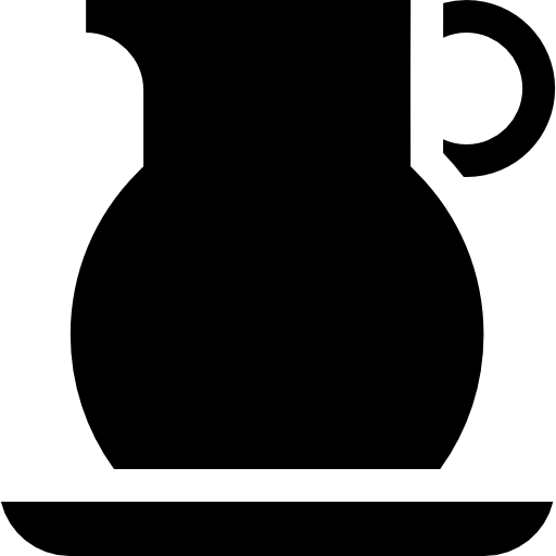 Jug Basic Straight Filled icon