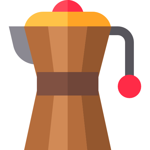 machine à café Basic Straight Flat Icône