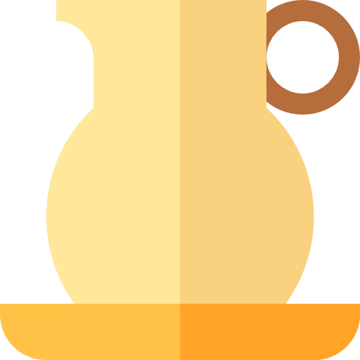 Jug Basic Straight Flat icon