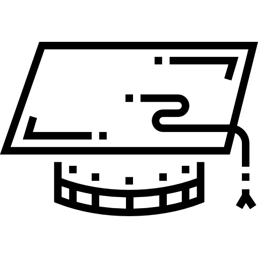 モルタルボード Detailed Straight Lineal icon