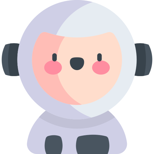 astronaut Kawaii Flat icon