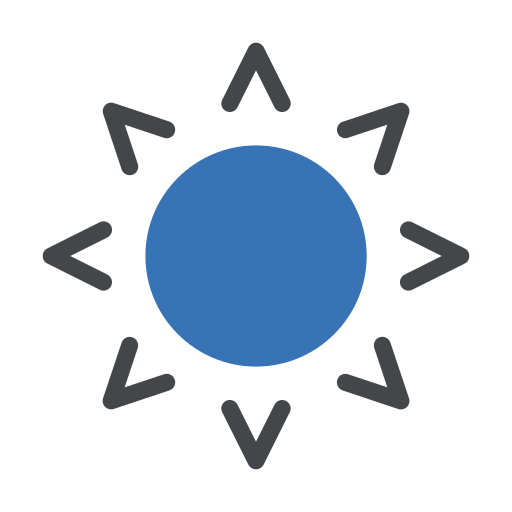 zonnig Generic Blue icoon