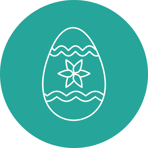 부활절 달걀 Generic Circular icon