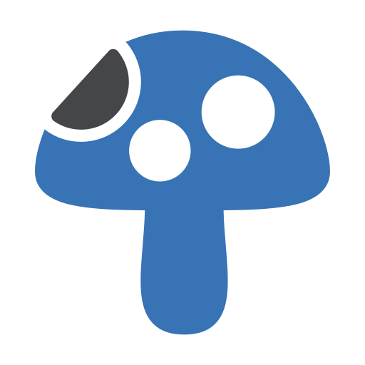 Mushroom Generic Blue icon