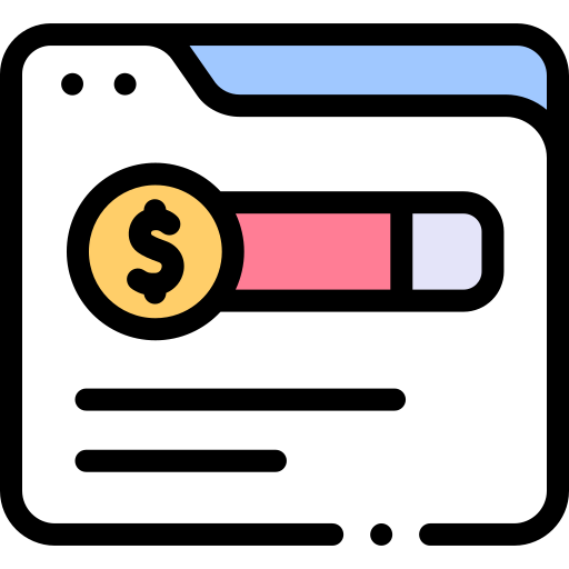 Fundraising Detailed Rounded Lineal color icon