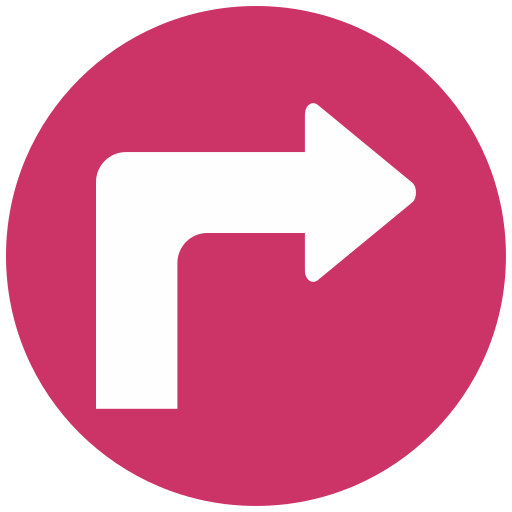 Turn right Generic Circular icon
