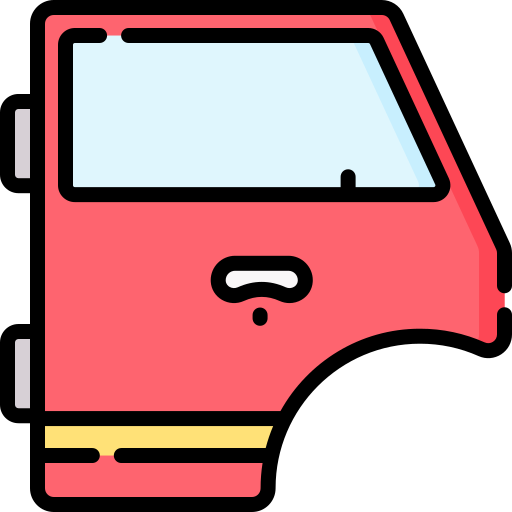 車のドア Special Lineal color icon