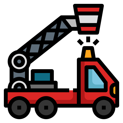Boom lift Generic Outline Color icon
