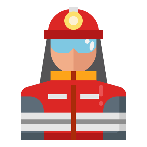 bombero Generic Flat icono