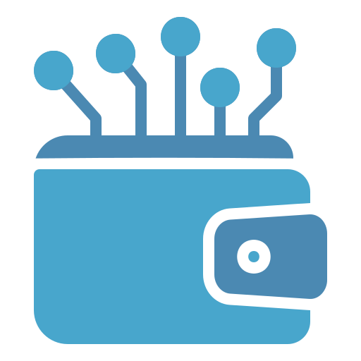 Электронный кошелек Generic Blue иконка