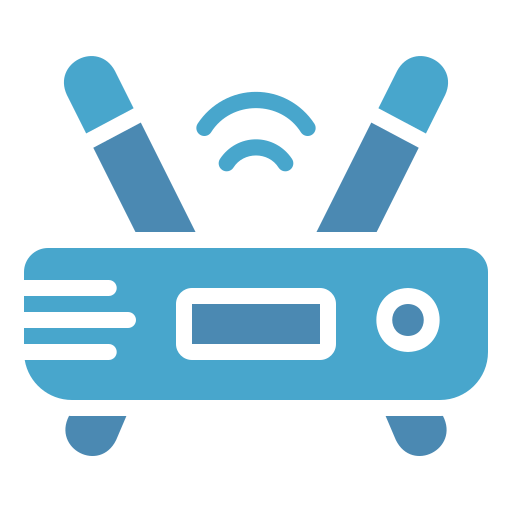Router Generic Blue icon