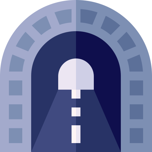 túnel Basic Straight Flat icono