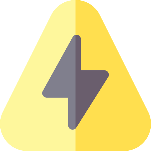 전기 Basic Rounded Flat icon