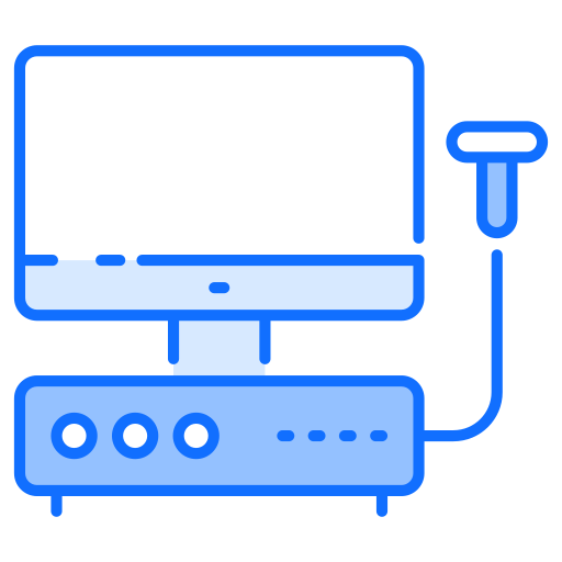 Ultrasound machine Generic Blue icon