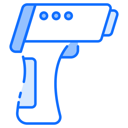 pistola de termómetro Generic Blue icono
