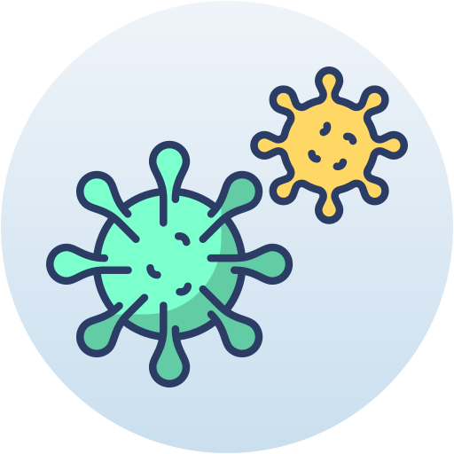 coronavirus Generic Circular Icône