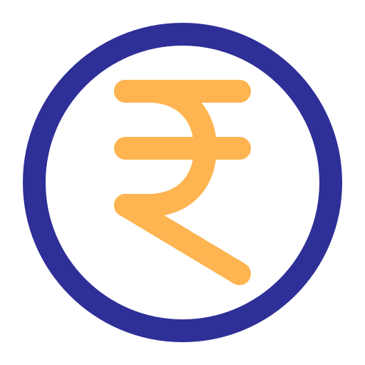Рупия Generic Outline Color иконка
