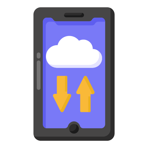 datos en la nube Generic Flat icono