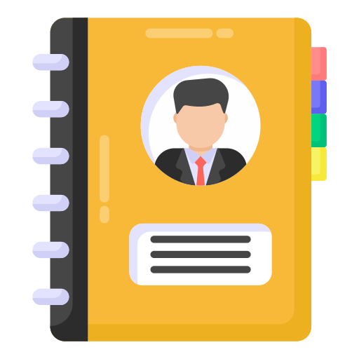 Contact book Generic Flat icon