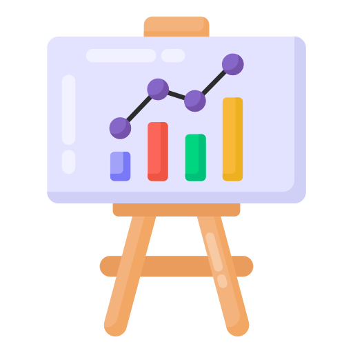 tabla de crecimiento Generic Flat icono