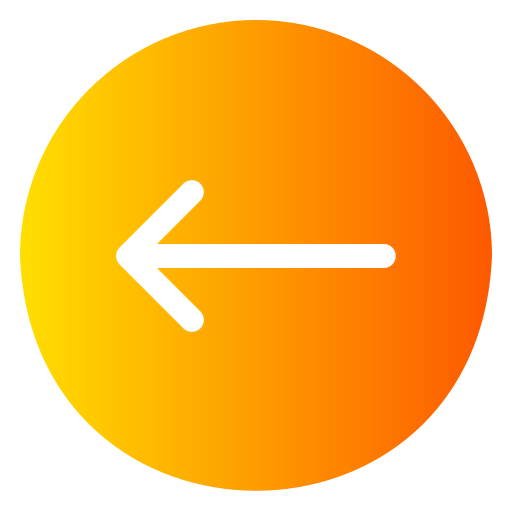 flecha izquierda Generic Flat Gradient icono