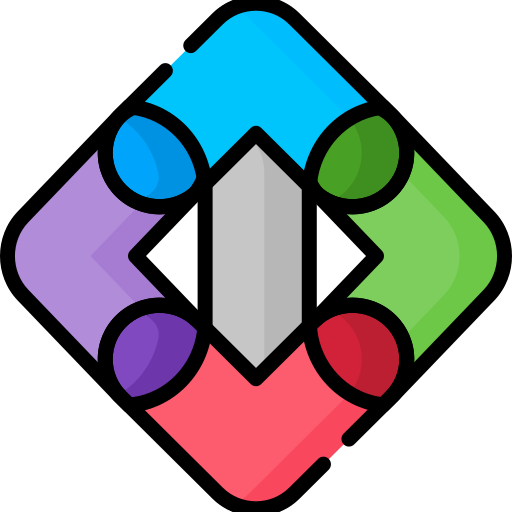 Arrow graphic Generic Outline Color icon