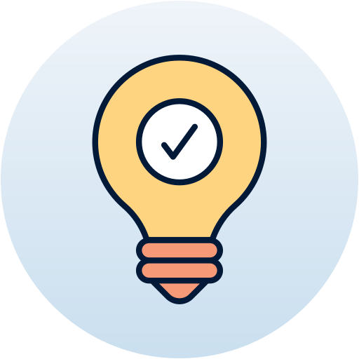 Light bulb Generic Circular icon