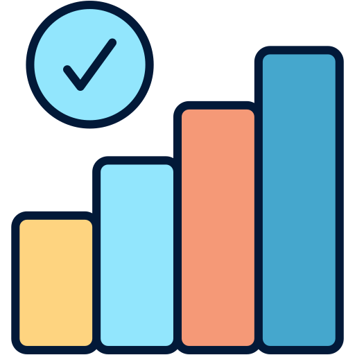 Stats Generic Outline Color icon
