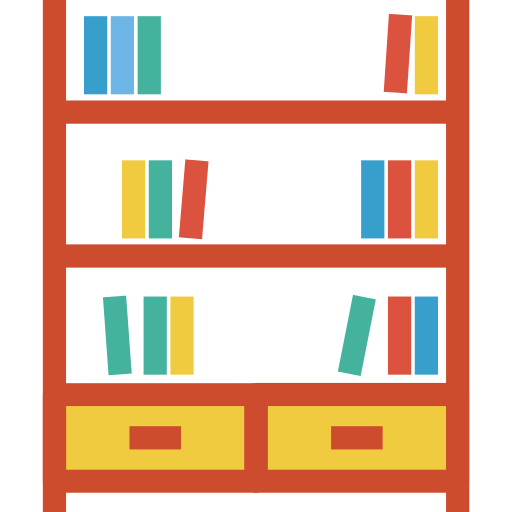 Bookcase Generic Flat icon