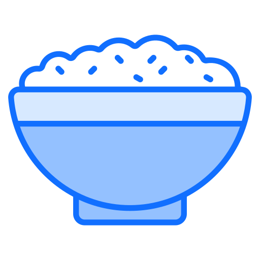 tigela de arroz Generic Blue Ícone