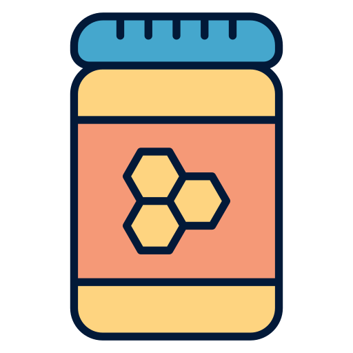 Honey jar Generic Outline Color icon