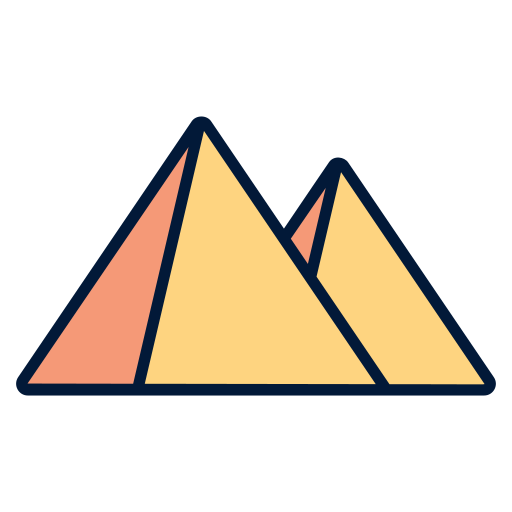 pirâmide Generic Outline Color Ícone