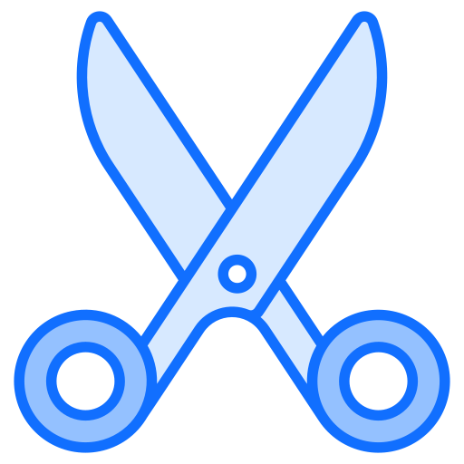 Scissors Generic Blue icon