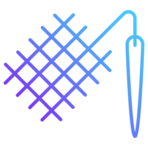 Cross stitch Generic Gradient icon