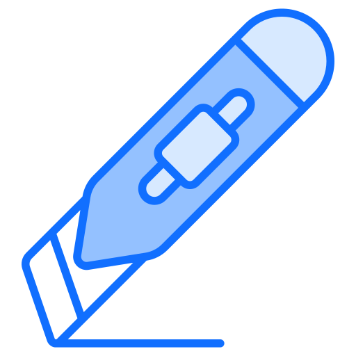 Cutter knife Generic Blue icon