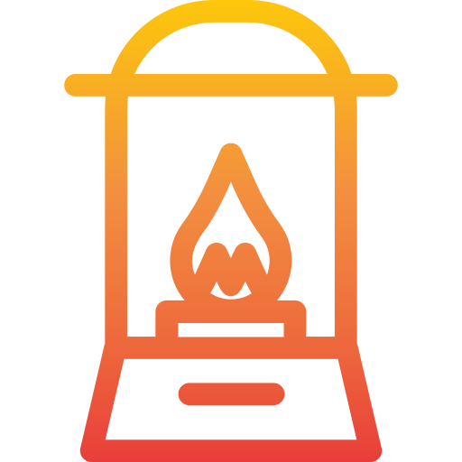 lámpara de fuego Generic Gradient icono