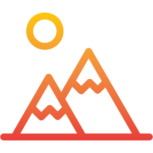 Mountain Generic Gradient icon