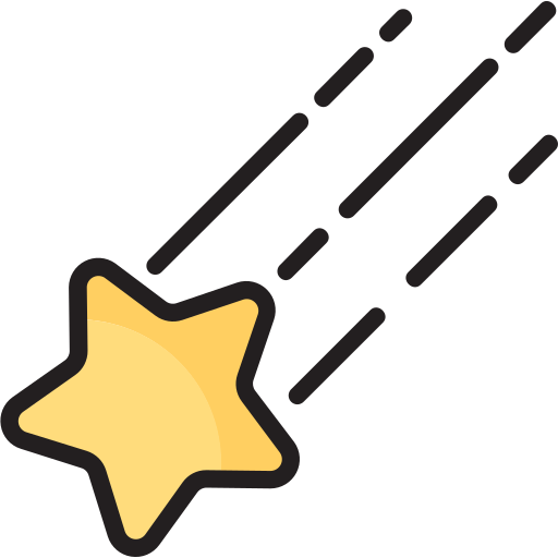 Meteor shower Generic Outline Color icon