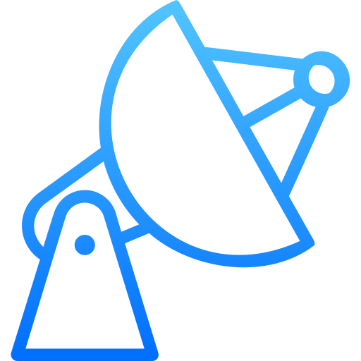 antena parabólica Generic Gradient icono