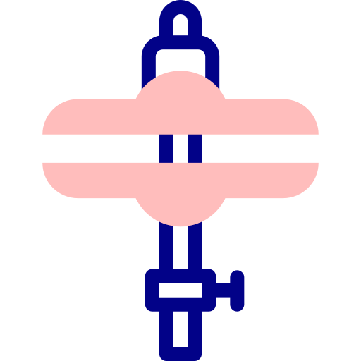 심벌즈 Detailed Mixed Lineal color icon