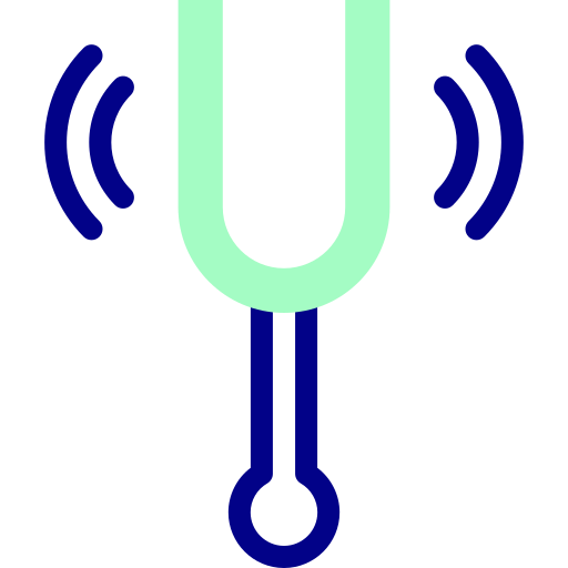 stimmgabel Detailed Mixed Lineal color icon